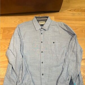 Classic Light Blue Men's Button-Down Shirt